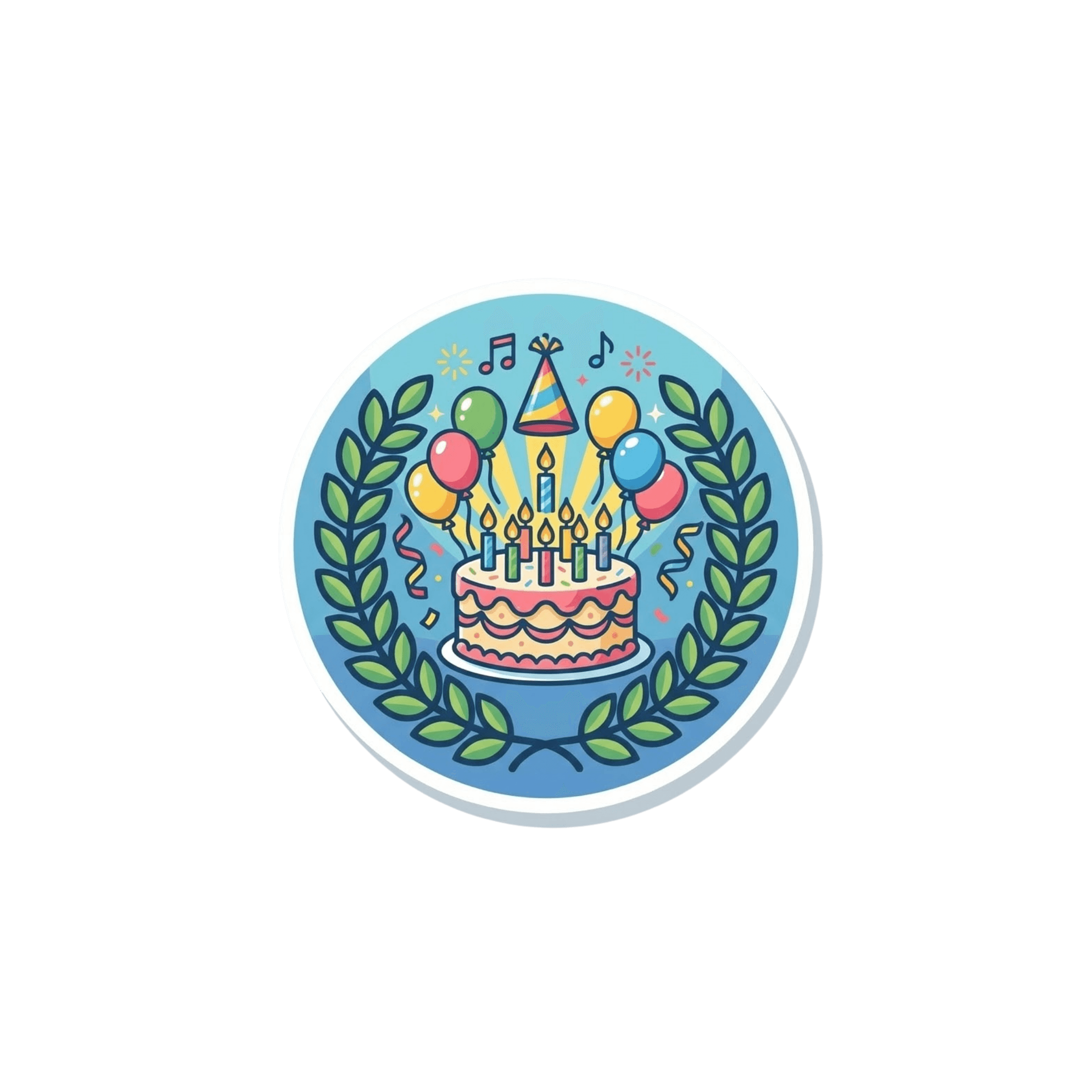 Birthday celebration icon